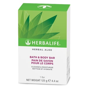 Herbalife Soap Herbal Aloe Hand and Body Soap Single 125g: