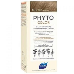 Phyto Phytocolor Herbal Hair Color 9.8 - Light Blonde Beige تركيبة جديدة:
