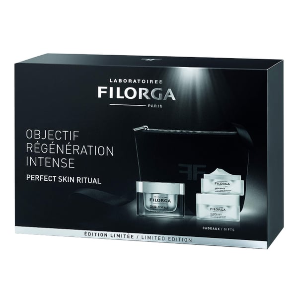 استخدمت Filorga خبرتها في تطوير مستحضرات التجميل للعناية بالبشرة لتحقيق مظهر شاب ، وتحتوي على 50 مكونًا من مادة الهيالورونيك والمنشطة.