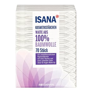ايسانا / Isana -  عصا التنظيف التجميلية 70 قطعة