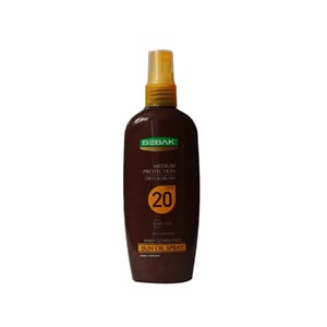 Bebak Sun Oil 20 Spf Medium Protection Spray 150 ml