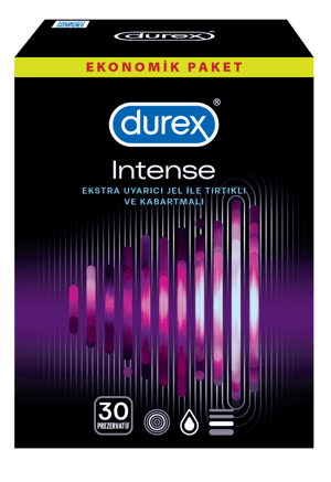 Durex - ديوركس Intense 30 عبوة من الواقي الذكري