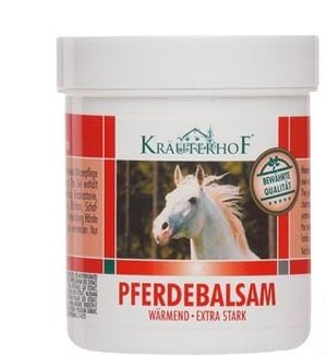 يمكنك المساعدة في إرخاء العضلات باستخدام جل مساج Krauterhof Horse Chestnut ، والذي يمكن استخدامه أيضًا قبل ممارسة الرياضة.