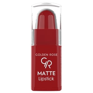 • Golden Rose Mini Matte Lipstick easily applied with its dense concealer and velvety
