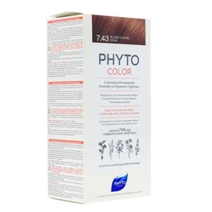 Phyto Phytocolor Herbal Hair Color 7.43 - Auburn Copper Dore تركيبة جديدة: