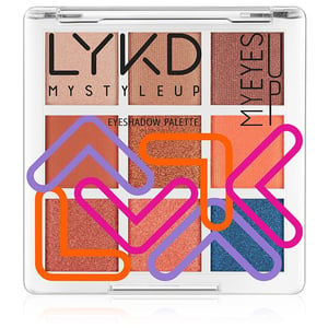 LYKD 9 Piece Eyeshadow Palette 250 Sunset Glow: