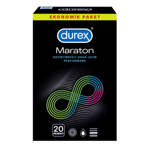 Durex - ديوركس ماراثون 20 عبوة واقيات ذكرية