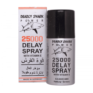 deadly shark 25000 delay spray for men 45 ml