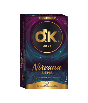 OKEY Nirvana Sense 8 Pieces Condoms