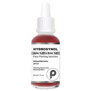 • Hydrosynol Revitalising Skin Tone Equalizer Aha Bha Serum هو منتج للعناية بالبشرة تم تطويره للمساعدة في العناية بالبشرة ضد الأوساخ والرؤوس السوداء والزيت والخلايا الميتة.