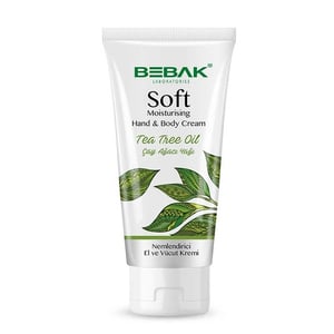 Bebak Tea Tree Oil Moisturizing Hand and Body Cream 75 ml