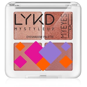 LYKD 4 Piece Eyeshadow Palette 107 Nude Mood:
