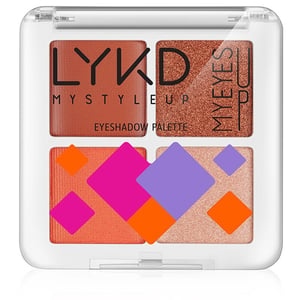 LYKD 4 Piece Eyeshadow Palette 220 Orange Blossom: