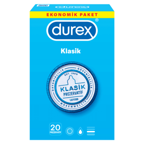Durex - ديوركس كلاسيك 20 عبوة واقي ذكري