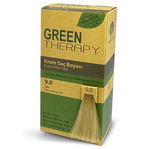 Green Therapy Hair Color Cream 9.0 Yellow: