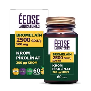 Eeose Bromelain Chromium Picolinate 60 Tablets: