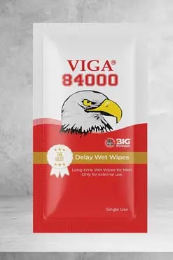 Super Viga 84000 Delay Wipes
