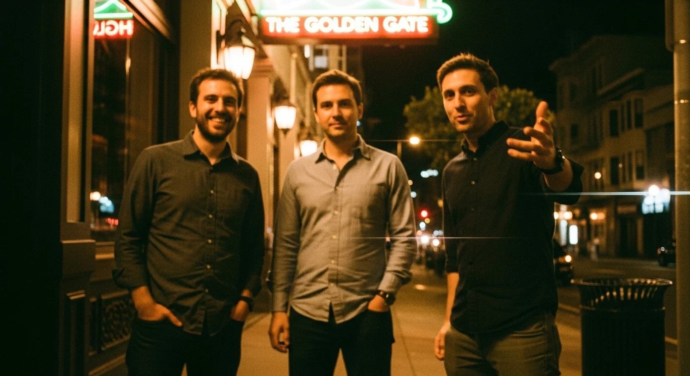 Professional networking dinner scene 10