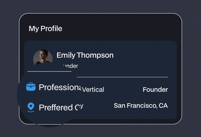 step 1 - tell us who you are