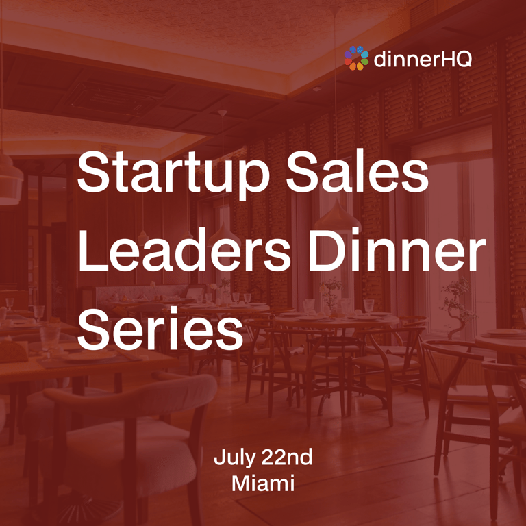 CRO & VP Sales Dinner