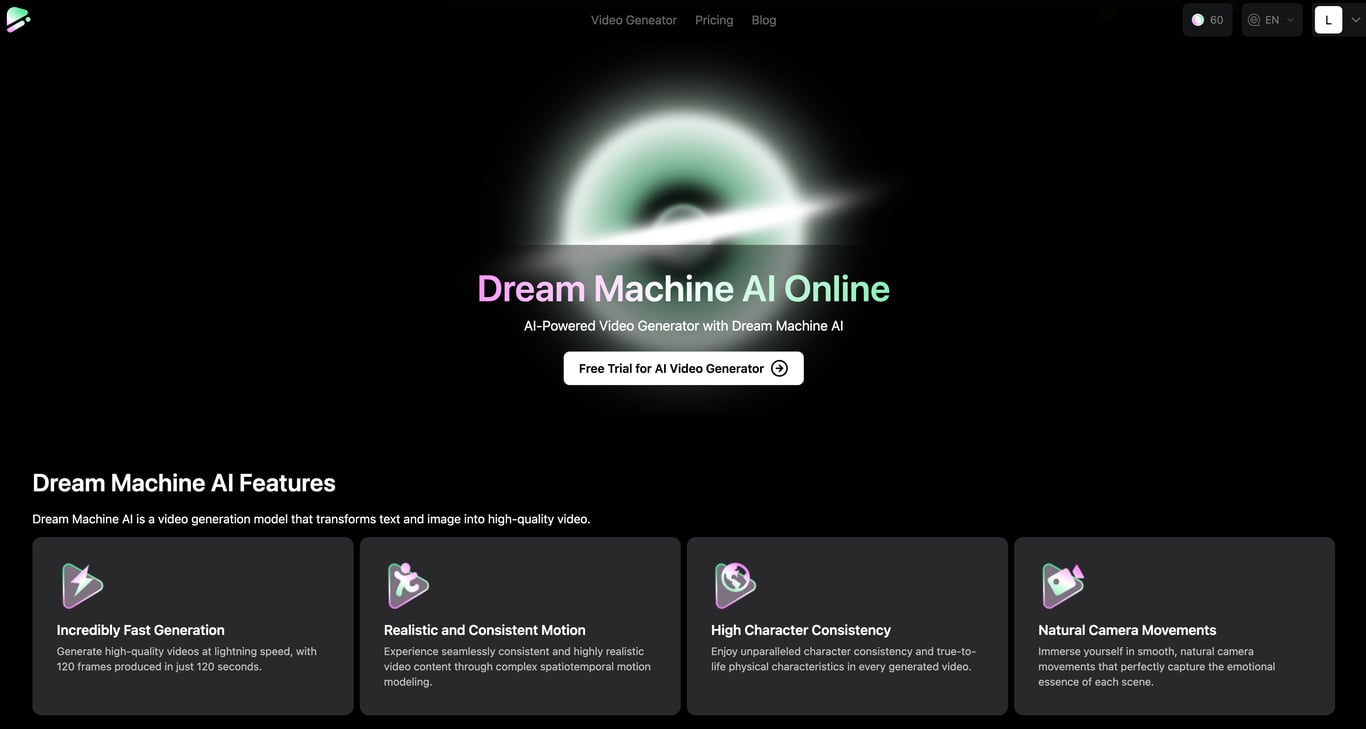 Dream Machine AI Online