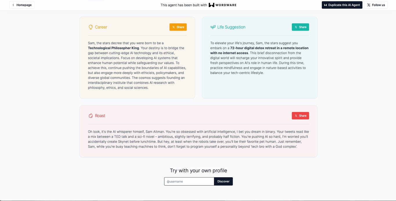 Twitter Personality Analysis - AI agent