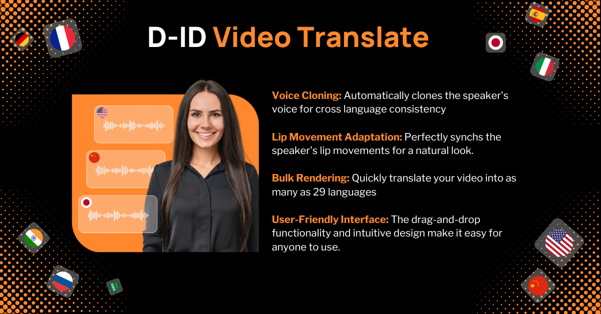 D-ID Video Translate