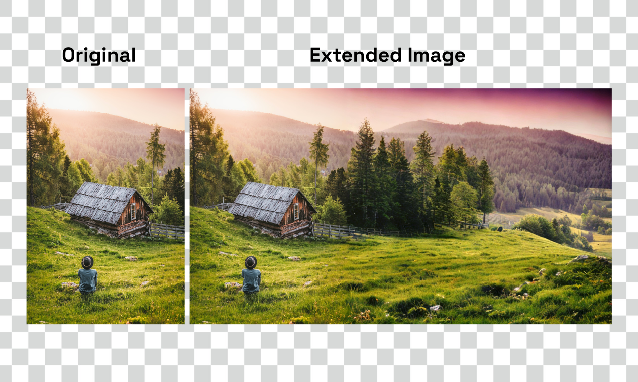 Free AI Image Extender