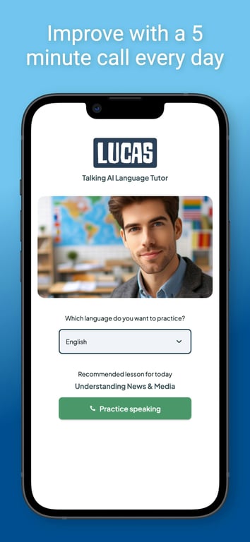 Lucas | Call your AI language teacher