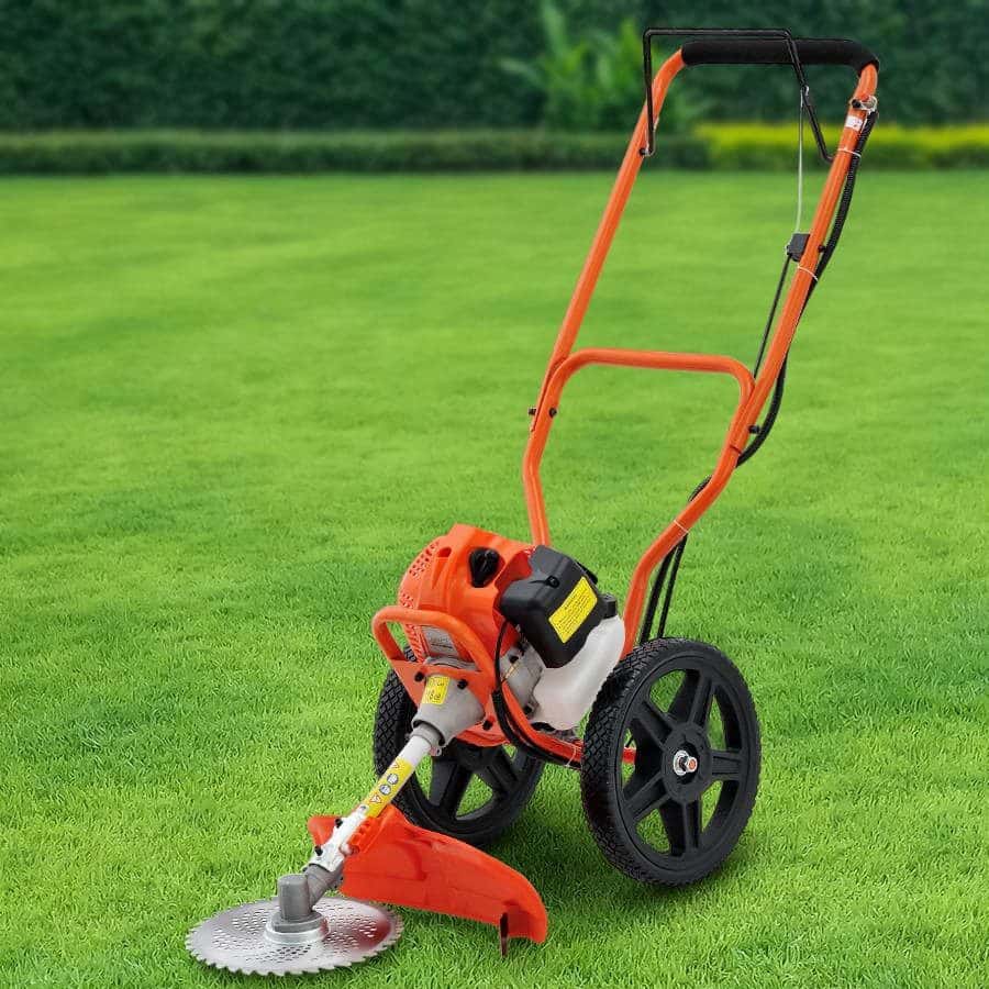 GreenMax 52 CC Push Wheels Petrol Brush Cutter Toolz4Industry