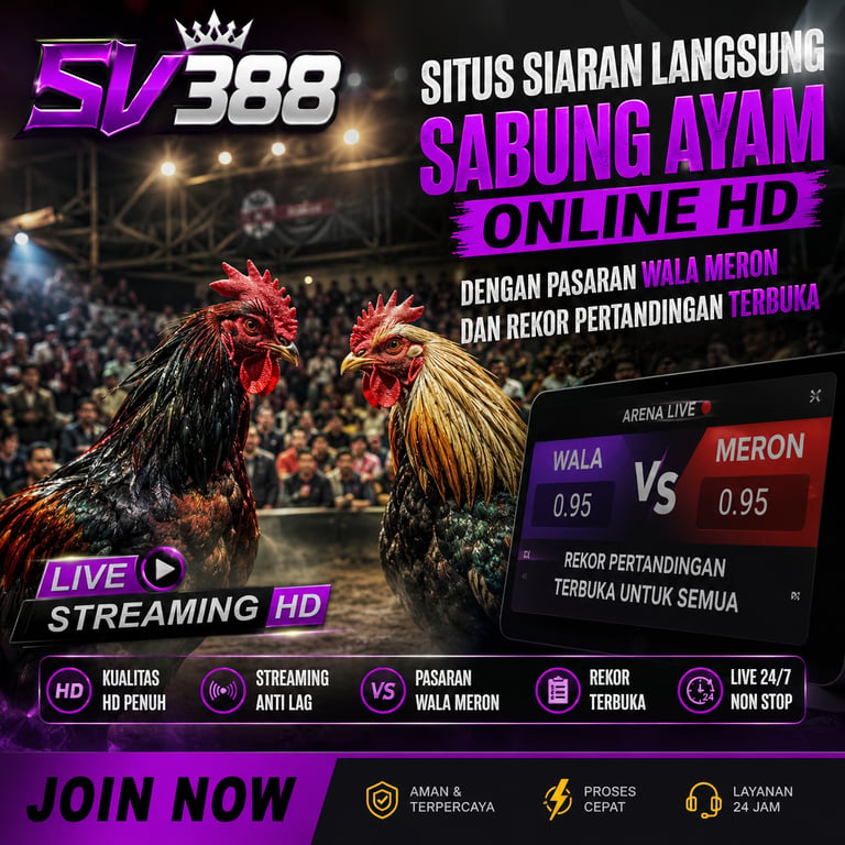 SV388 - Situs Siaran Langsung Sabung Ayam Online HD dengan Pasaran Wala Meron dan Rekor Pertandingan Terbuka