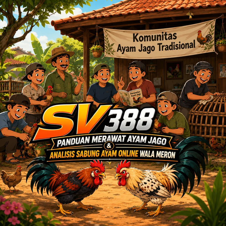 SV388: Panduan Merawat Ayam Jago & Analisis Sabung Ayam Online Wala Meron