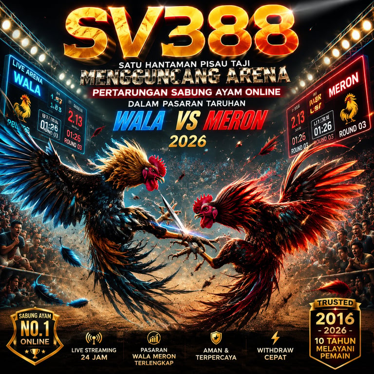 SV388: Satu Hantaman Pisau Taji Mengguncang Arena Pertarungan Sabung Ayam Online dalam Pasaran Taruhan Wala Meron 2026