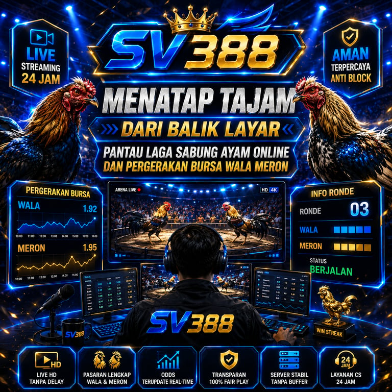 SV388 | Menatap Tajam dari Balik Layar Pantau Laga Sabung Ayam Online dan Pergerakan Bursa Wala Meron