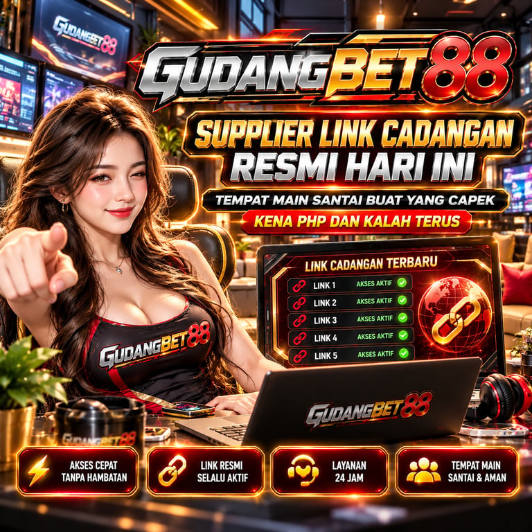 Gudangbet88 | Supplier Link Cadangan Resmi Hari Ini, Tempat Main Santai Buat yang Capek Kena PHP dan Kalah Terus