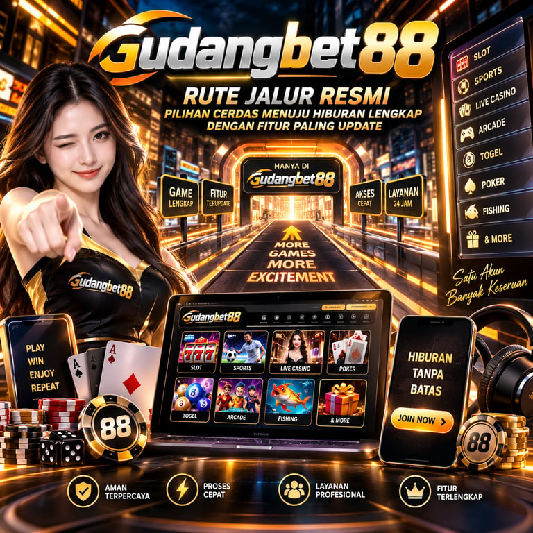  Gudangbet88: Rute Jalur Resmi Pilihan Cerdas Menuju Hiburan Lengkap dengan Fitur Paling Update