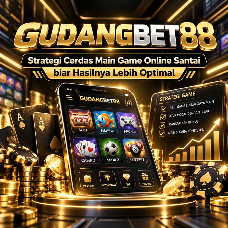 GUDANGBET88: Strategi Cerdas Main Game Online Santai biar Hasilnya Lebih Optimal