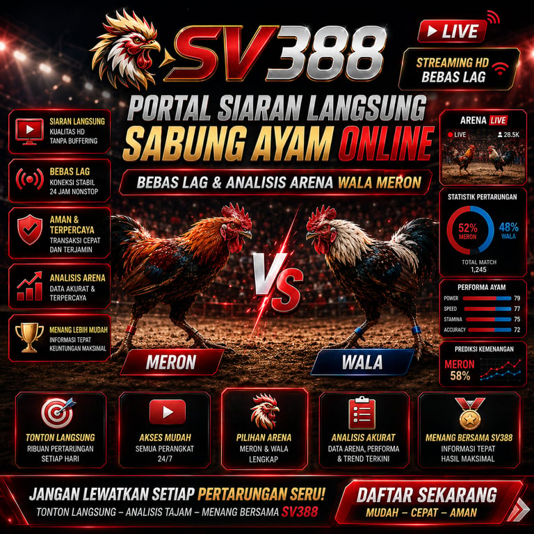 SV388: Portal Siaran Langsung Sabung Ayam Online Bebas Lag & Analisis Arena Wala Meron