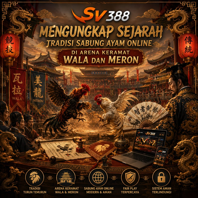 SV388 - Mengungkap Sejarah Tradisi Sabung Ayam Online di Arena Keramat Wala dan Meron