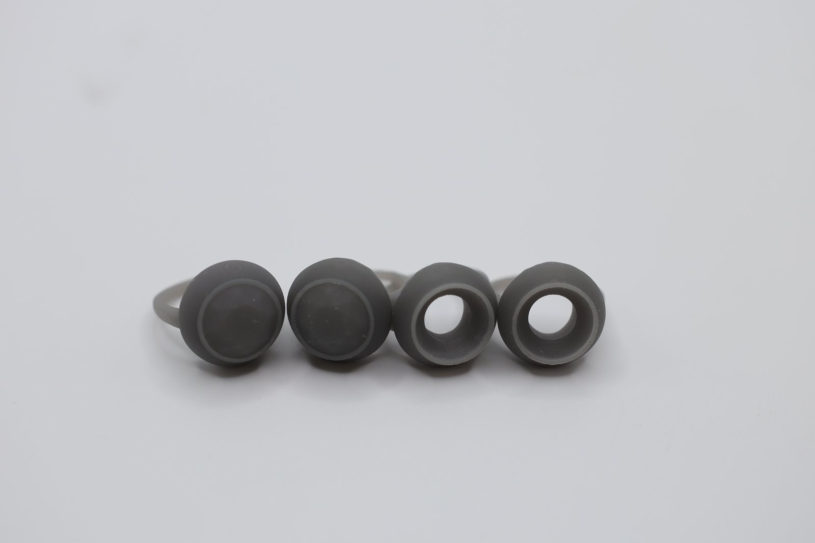 Grey Pro Resin 3D printed part example 2 — SLA technology