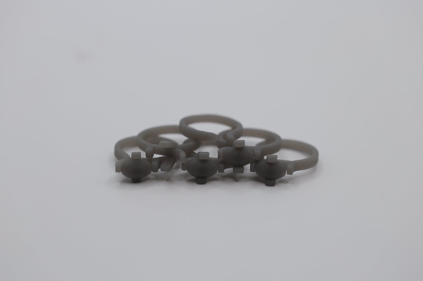 Grey Pro Resin 3D printed part example 3 — SLA technology