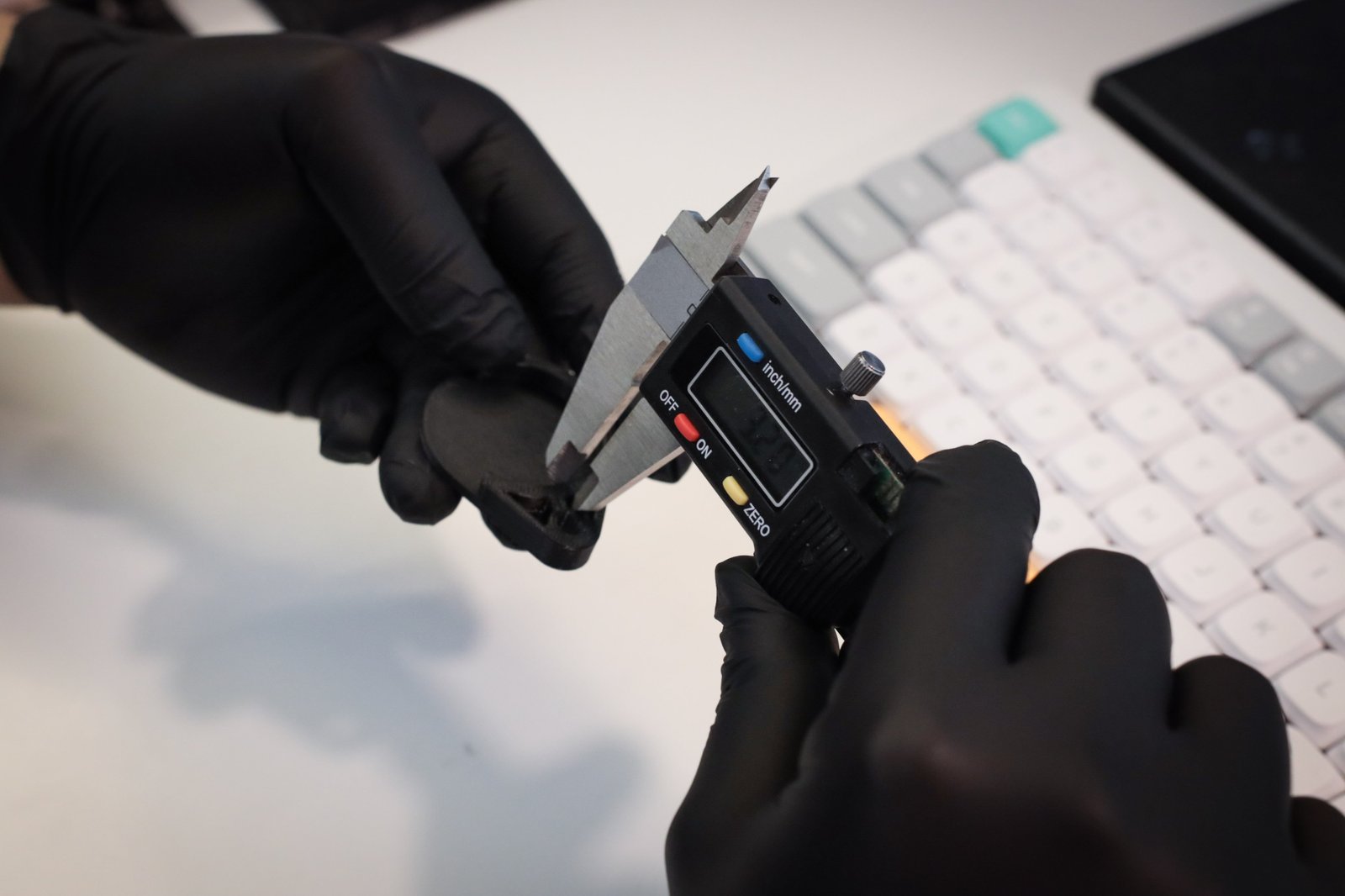 Quality inspection with digital caliper