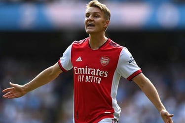 Arsenal playmaker Martin Odegaard speaks after dramatic lost