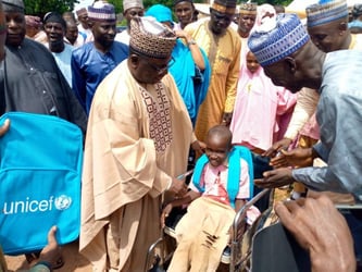 Adamawa Government, UNICEF Distribute Learning Materials To 
