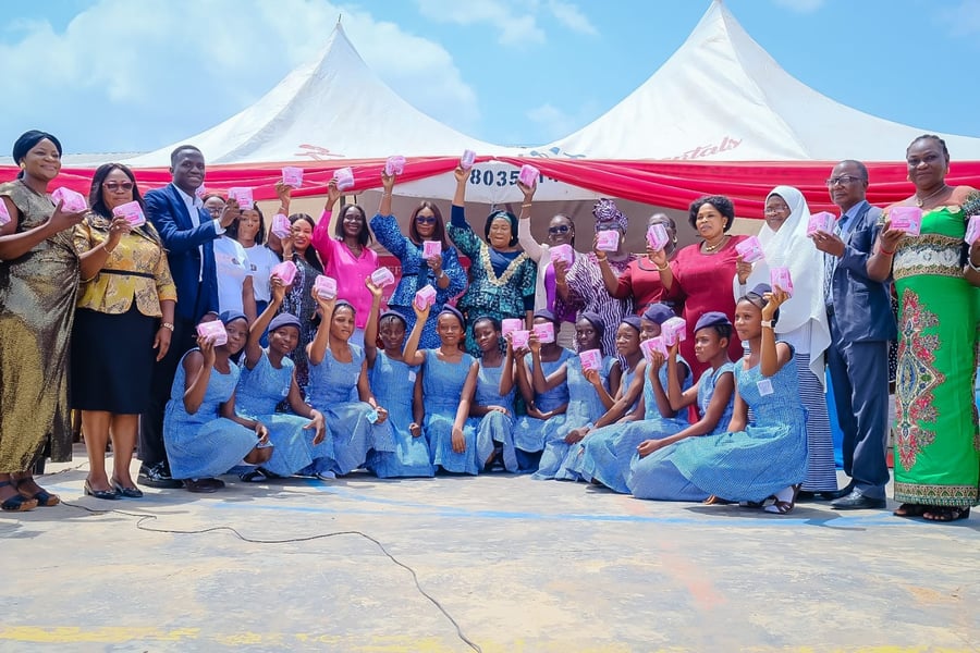 Menstrual Hygiene: 700 School Girls Receive Sanitary Pads Fr