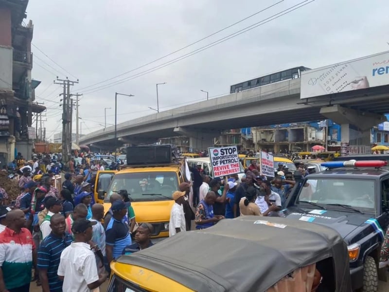 ASUU: NLC Protests Strike In Lagos