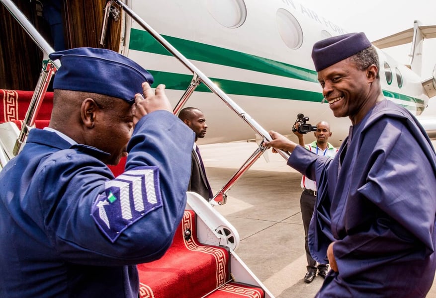 Vice President Yemi Osinbajo Departs Abuja For US