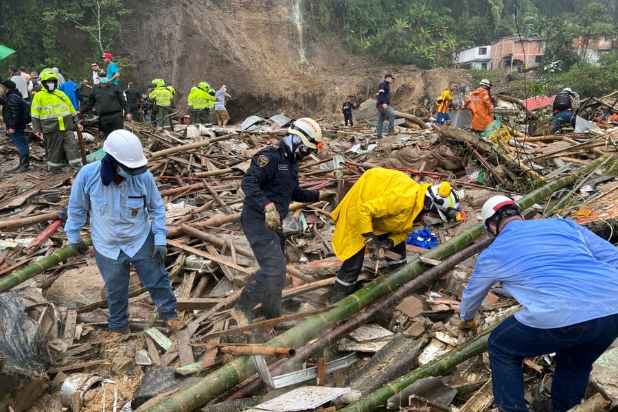 Three Children Killed By Colombian School Landslide