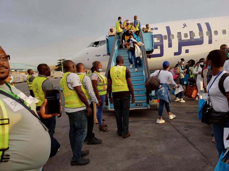 NEMA Receives Nigerians Repatriated From Sudan