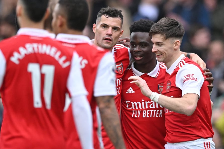 Arsenal Ease Past Crystal Palace, Extend Lead To Eight Point